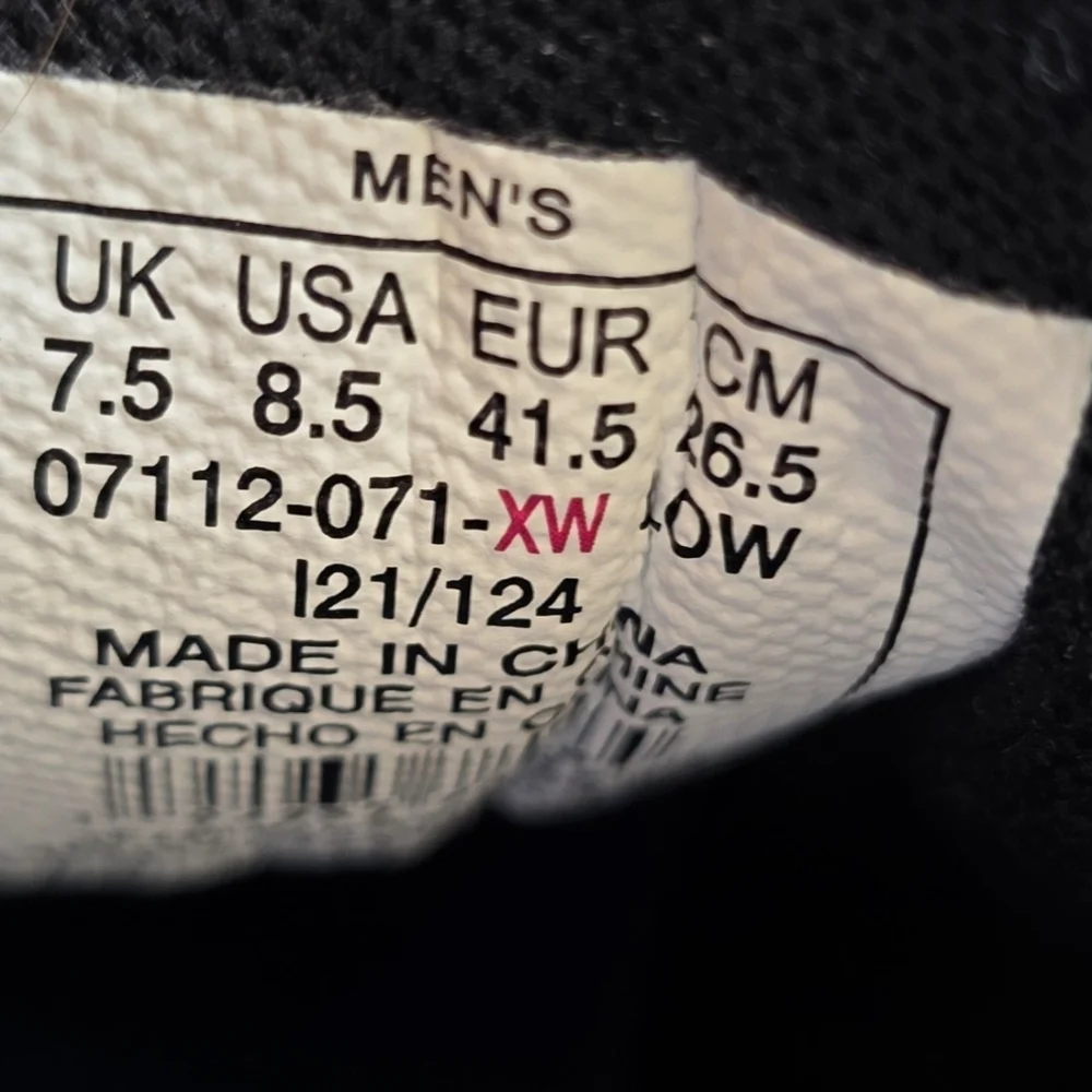 K-Swiss Gray and Black Athletic Shoes